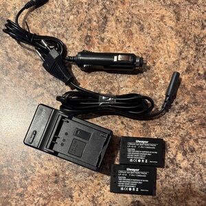 Uwayor LP-E12 Camera Battery Charger Set